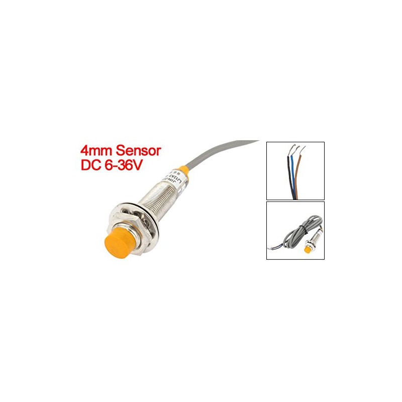 NPN NO 4mm Distance Inductive Sensor Proximity Switch LJ12A3-4-Z/BX