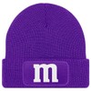 MoonWorks® Men's Beanie Patch Knitted Hat with Letter M Print