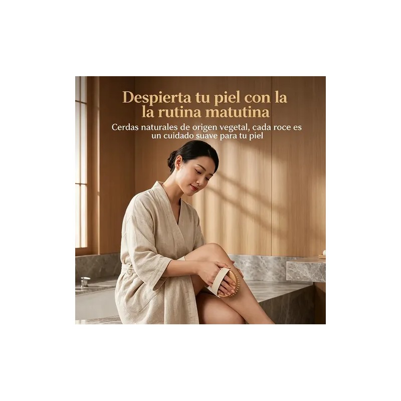 2pzs Cepillo Corporal Exfolia Circulación Quita Piel Muerta