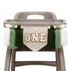 Boho Green 1st Birthday High Chair Banner