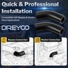 2 Pack Molded Coolant Hoses Kit, Compatible with Ford/Gates 22038