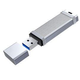 Aswalling Metal U Disk Portable USB3.0 Flash Drive 64GB/128GB External Memory High Speed USB3.0 Pendrive for Computer Storage Device 128GB