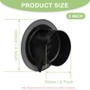 3 Inch Black Soffit Vent Covers, FocuVenHom Plastic Round Air