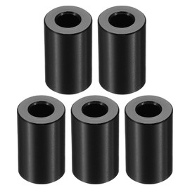 PATIKIL M6 Aluminum Spacers, 5 Pcs Metal Spacer Aluminum M6 x 1/2" OD x 7/8" L Aluminum Spacer Screw Standoff Round for 1/4" or M6 Screw Bolts