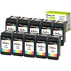 NineLeaf Remanufactured 246 246 High Yield Ink Cartridge Compatible for