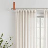 OCIOLI Modern Black Curtain Tiebacks 2 Pack - Wall Mount