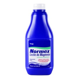 Leche De Magnesia Normex Suspensión, 1 Frasco 360 Ml                                                                                                  