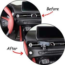 DIYUCAR Car Holder Cell Phone Bracket Car Air Conditioner Vent Drop Prevention Easy Installation Convenient Charging One Hand Operation Compatible Toyota Supra GR A90 A91 MK5 2019-2022