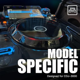 GORPANIX CDJ 3000 Cover, Polycarbonate Cover Compatible with Pioneer CDJ 3000, Dustproof, Water-Resistant, Shockproof, Design for Pioneer DJ Safety and Daliy Protection