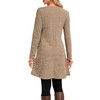 SENBATU Women's Long Sleeve Winter Dress with Side Buttons and
