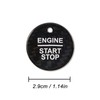 QianBao Compatible with Carbon Fiber Start Stop Button Cover Car