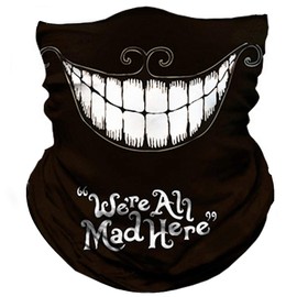 Skull Face Mask Half Sun Dust Protection, Vivid 3D Tube Mask Seamless Durable Face Mask Bandana Skeleton Face