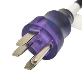 Parkworld 63470 RV 50 amp to 30 amp Adapter Cord, NEMA 14-50P Straight Male to TT-30R Female with Lighted and Handle 1.5FT