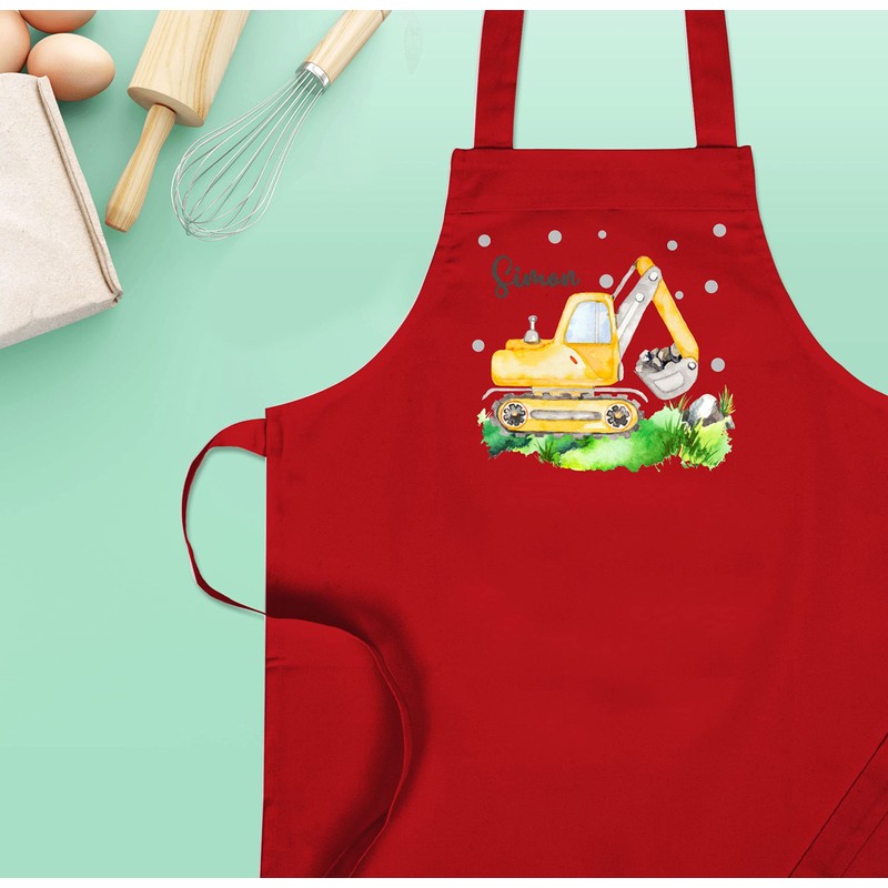 Geschenk mit Namen personalisiert by Shirtracer - Children's Apron Children