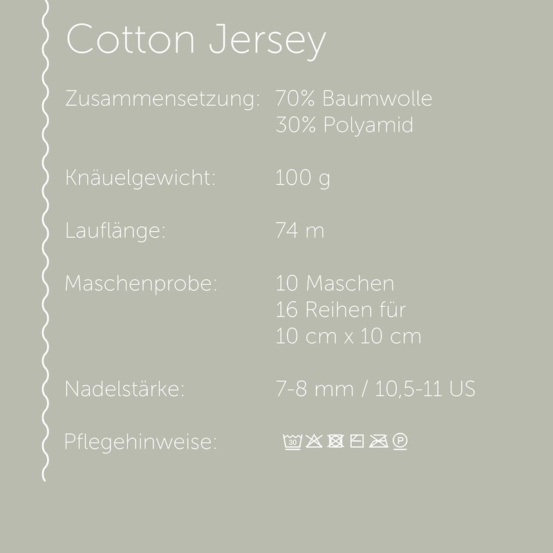 Schachenmayr Cotton Jersey, 100G Graphit Handstrickgarne