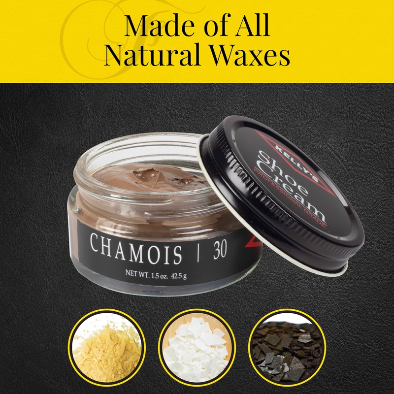 Kelly's Chamois Shoe Polish 1.5 oz - Professional Leather Shoe