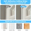 vsshe Flexible Selbstklebend Zierleisten Deckenleisten, PVC Dreieck Winkelleiste Zierleiste Selbstklebende