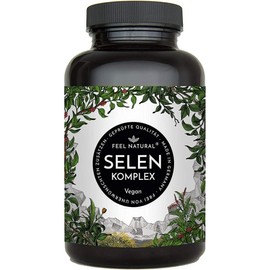 Feel Natural High-Dose Selenium 200μg - 365 Tablets - 3 Types of Selenium Sodium Selenium L-Selenomethionine Selenium Yeast, 1 Piece / Feel Natural 고용량 셀레늄 200μg - 365정 - 3가지 셀레늄 셀레늄나트륨 L-셀레노메티오닌 셀레늄 효모, 1개
