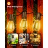 Torkase Outdoor String Lights LED, 30FT S14 Shatterproof Bulbs (10+1),
