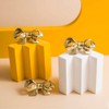 NNNJunhua Solid Bow Cabinet Knobs Gold Drawer Pulls Decorative Handle