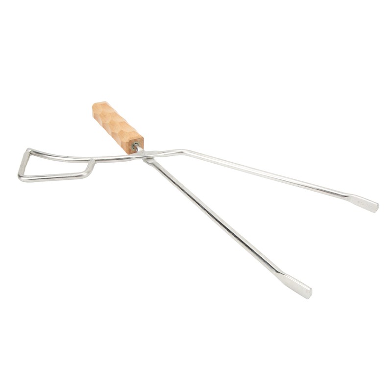 Fire Pit Tongs Heavy Duty Stainless Steel Lengthen Widen Thicken