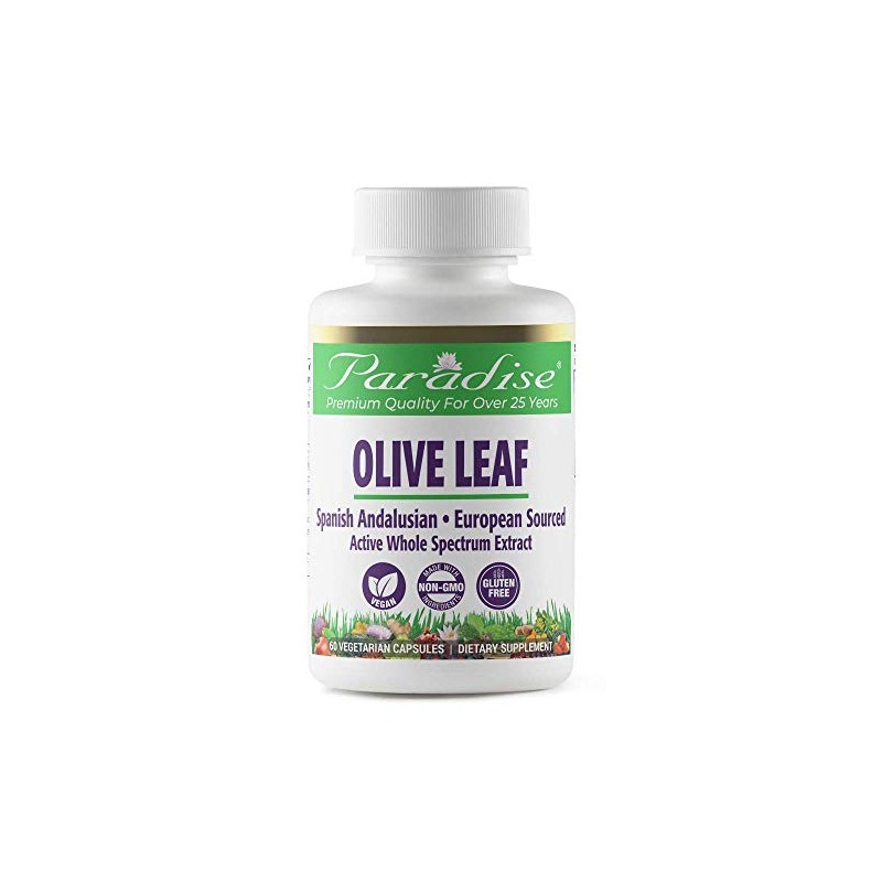 Paradise Herbs Olive Leaf Extract from Spanish Andalusian Olive Trees,