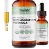 USDA Organic Inflammatory Support Drops - Turmeric Curcumin, Ginger, Boswellia