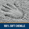 smiry Chenille Bath Mat, 40 x 60 cm, Non-Slip Super