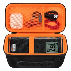 Elonbo Elonbo Carrying Case for Bushnell Wingman View GPS Golf Speaker, Golf Bluetooth Speaker Travel Bag Storage Holder, Extra Mesh Pocket Fits USB Charging Cable Remote. Black