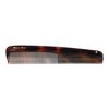 Havana Amber Cellulose Acetate Comb 19.5 cm Made in France