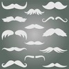 Mustache Stencil 6.5 x 6.5 Inch (M) - Mixed Media