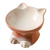 Nihow Elevated Cat/Dog Bowls: 5 Inch Ceramic Raised Cat Food