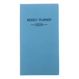 Planificador De Calendario Semanal A6: Bloc De Notas Portáti