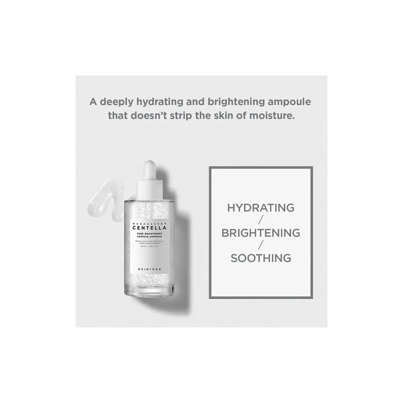 Centella Ampoule Brightening Skin1004 100 Ml Sérum Facial