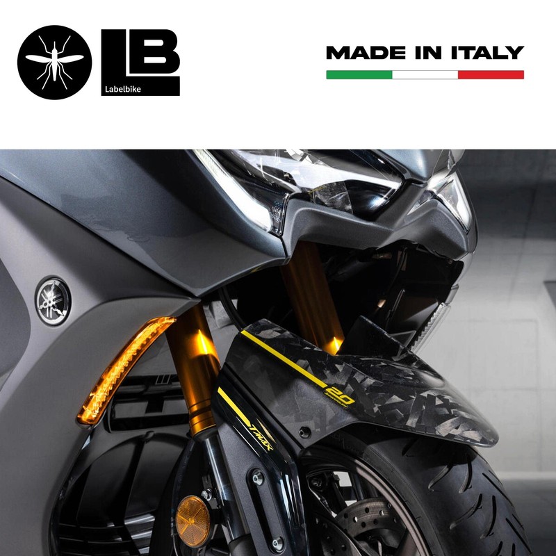 labelbike - 3D Resin Sticker for Scooter Fenders, Compatible with