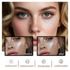Glitter Freckles Face Tattoo, 6pcs Sparkle Freckles Multicolor, Star Spots