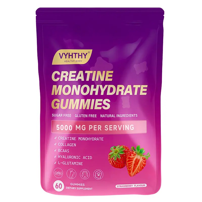 Creatine Monohydrate Gummies for Women – Muscle Recovery Support, Workout