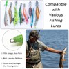 Dalephoric Pack of 100 Swivels Fishing, Trout Fishing Swivel Carabiner,