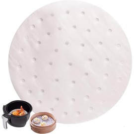 450PCS Steamer Liners Cooking Paper Non-Stick Under Steam Mat Liners for Kitchen Restaurant Air Fryer Steaming Basket Use (7.5 inches)