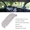 Car Inner Left Driver Sun Visor Anti-Glare Sun Protection Grey