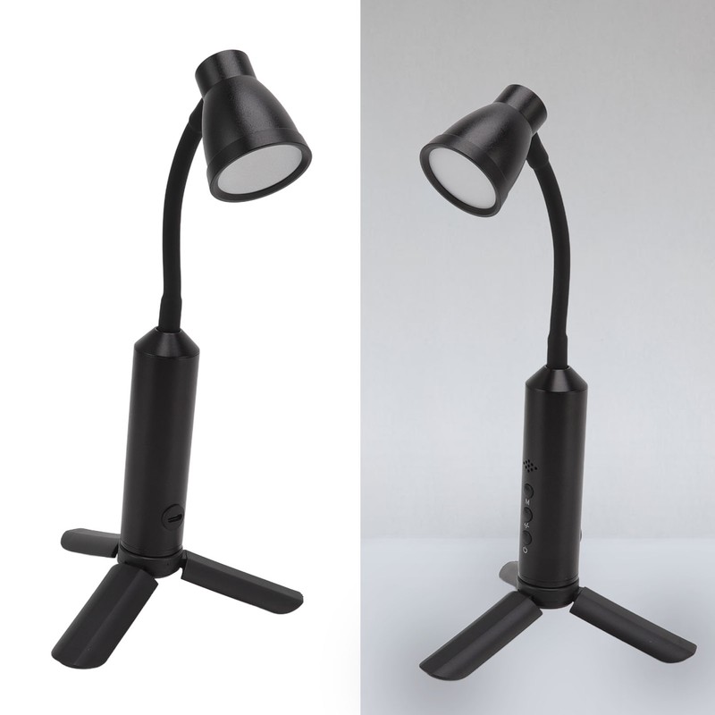 Folding LED Desk Lamp Portable USB Rechargeable Dimmable Table Light