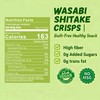 VIGOROUS MOUNTAINS Shiitake Mushroom Snack Chips 6oz Wasabi Flavored