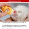 YeulYuuri Puppy Bottles for NursingKitten Bottles for NursingPet Feeding Bottle(Yellow-