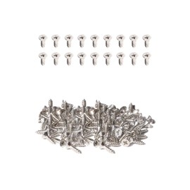 IMScrews 100pcs #4 x 3/8" (9.5mm) Stainless Flat Head Phillips Wood Screws 18-8 (304) Stainless Steel Countersunk Self Tapping Screws