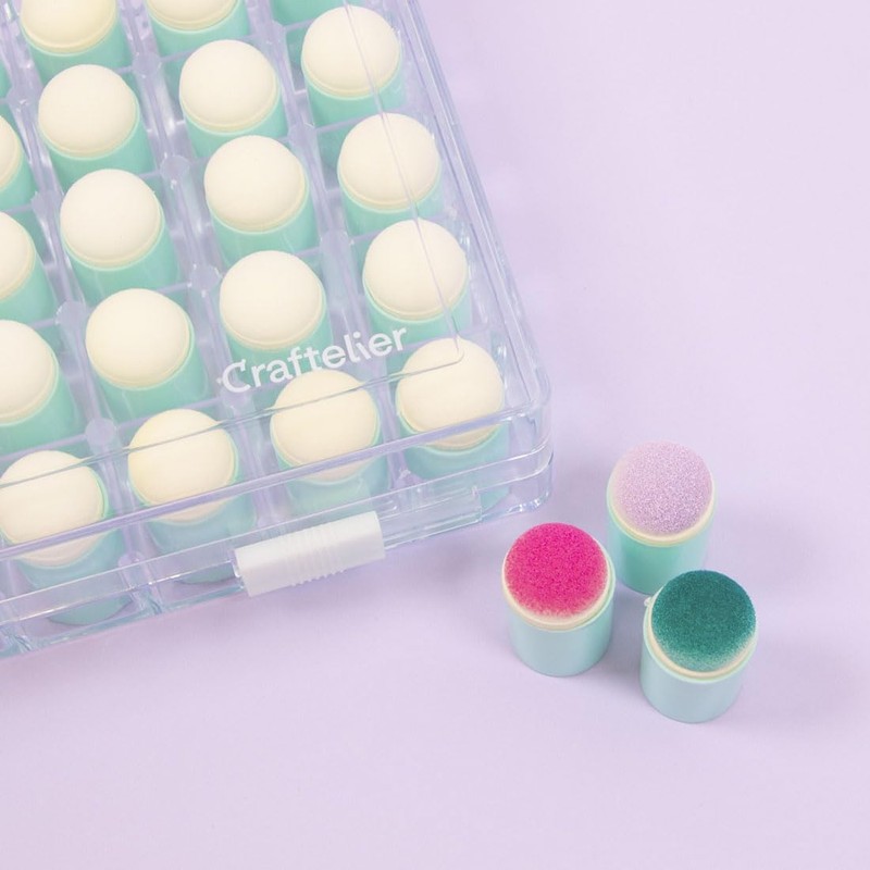 Mi Tienda de Arte Box of 40 sponges for colouring