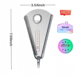 Jar Opener,Beer Can Opener, 5 in 1 Multi Function Can Opener Bottle Opener Kit with Silicone Handle Easy to Use for Children, Elderly and Arthritis Sufferers(silver_samll)