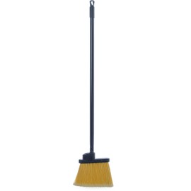 Carlisle FoodService Products 3686100 Duo-Sweep Metal Handle Flagged Lobby Angle Broom, 36" Length