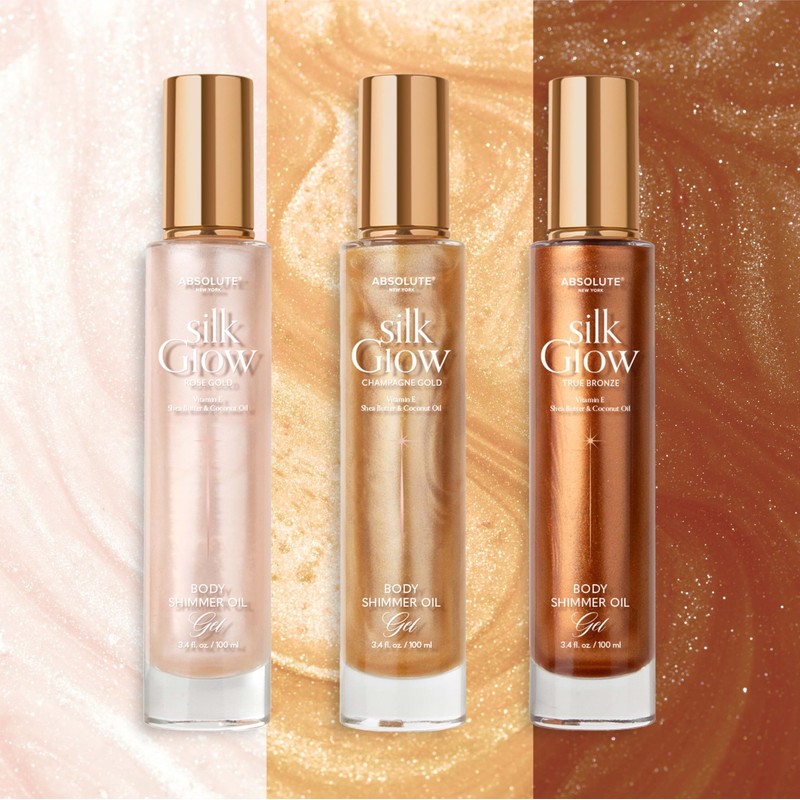 Absolute New York Silk Glow Body Oil Infused with Shea