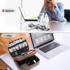 Gocokia Double Layer Electronic Accessories Organizer, Handle Waterproof Travel Cable