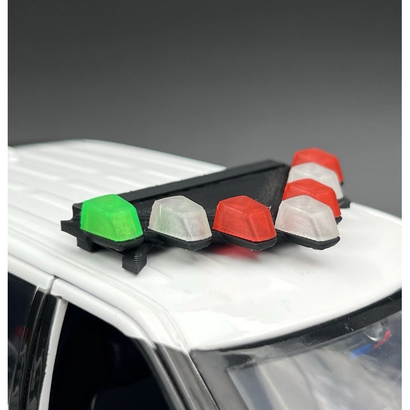 LED Ready Lightbar 1/18 LED Ready Chicago Fire Federal Signal